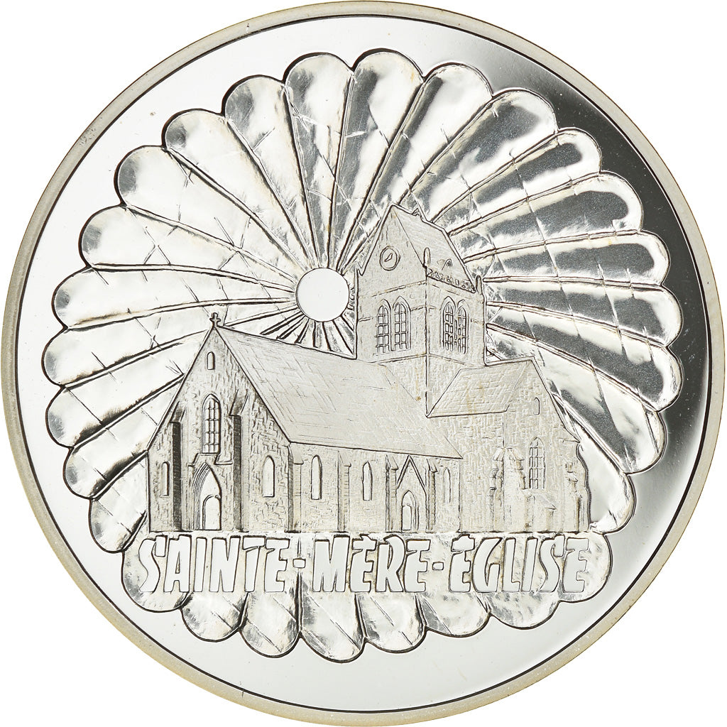 Coin, France, Sainte-Mère-Eglise, 100 Francs, 1994, ESSAI, MS(65-70), Silver