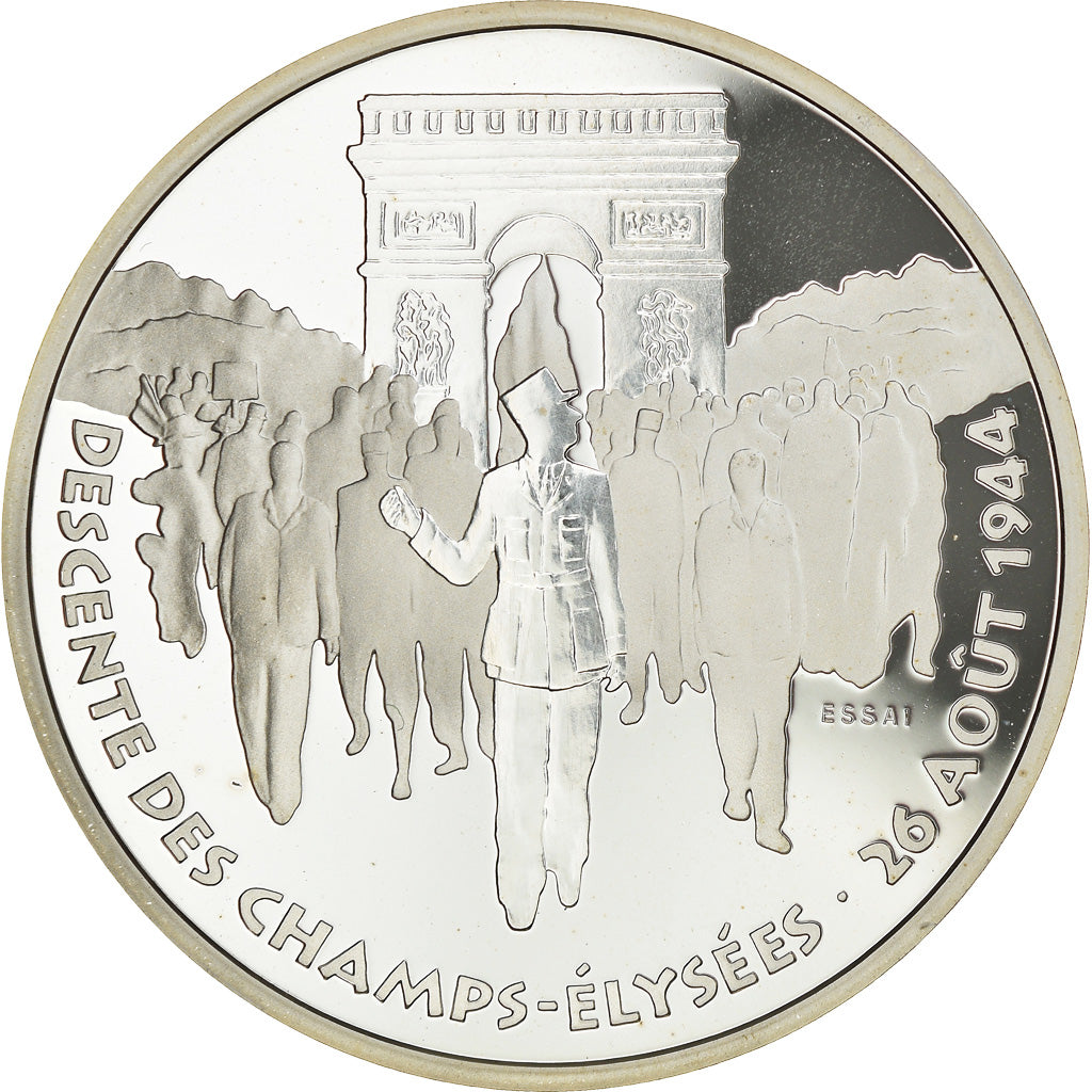 Coin, France, Libération de Paris, 100 Francs, 1994, ESSAI, MS(65-70), Silver