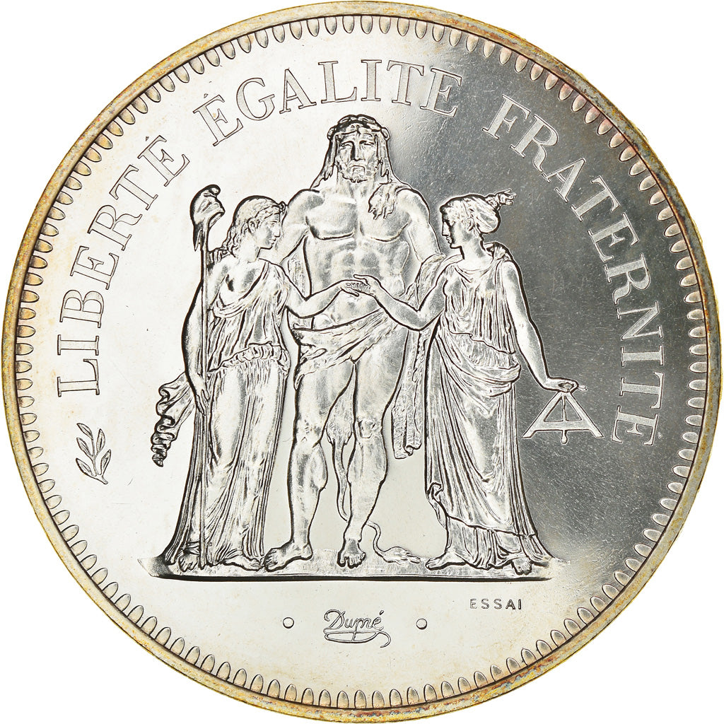 Monnaie, France, Hercule, 50 Francs, 1974, ESSAI, SPL+, Argent, Gadoury:882