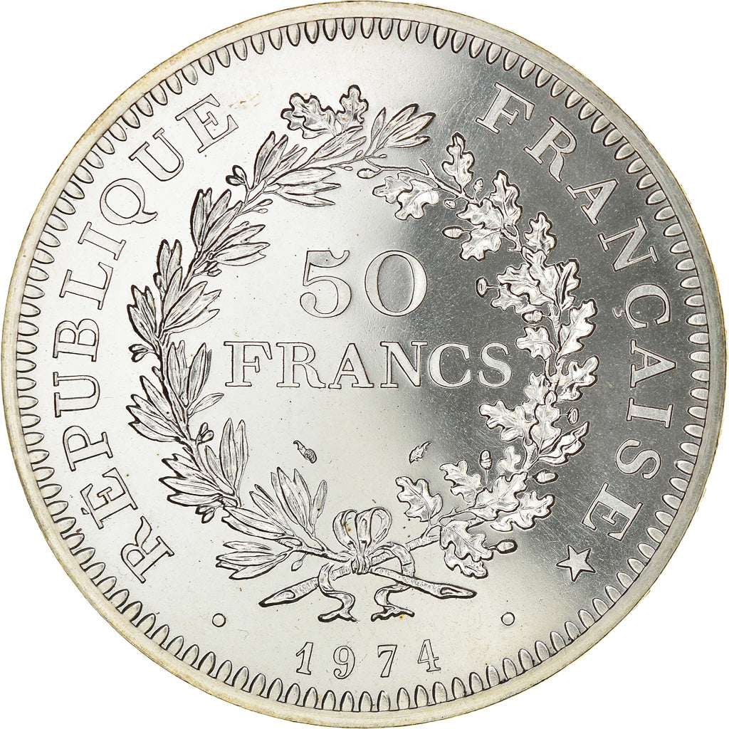Monnaie, France, Hercule, 50 Francs, 1974, ESSAI, SPL+, Argent, Gadoury:882