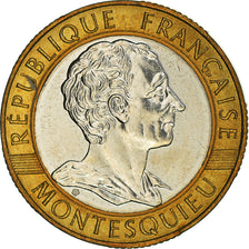Coin, France, Montesquieu, 10 Francs, 1989, ESSAI, MS(63), Bi-Metallic, KM:E144