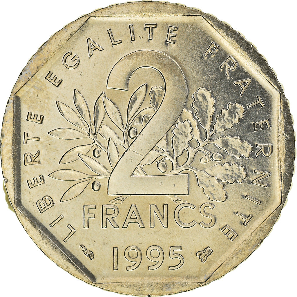 Monnaie, France, Semeuse, 2 Francs, 1995, Paris, SUP+, Nickel, Gadoury:547