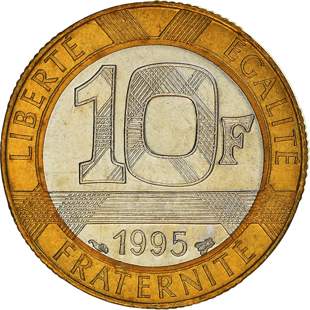 Coin, France, Génie, 10 Francs, 1995, Paris, BU, MS(64), Aluminum-Bronze