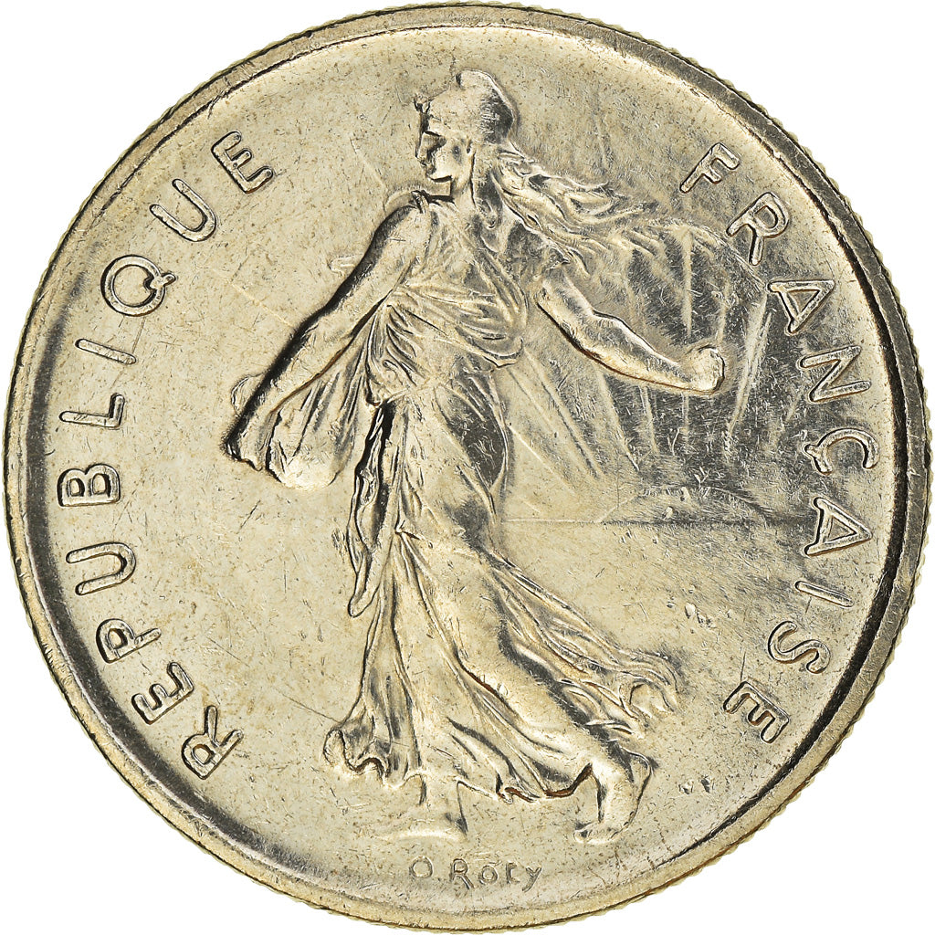 Coin, France, Semeuse, 5 Francs, 1993, Paris, MS(63), Nickel Clad Copper-Nickel