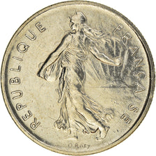Coin, France, Semeuse, 5 Francs, 1993, Paris, MS(63), Nickel Clad Copper-Nickel