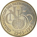 Moneda, Francia, ONU, 5 Francs, 1995, FDC, Níquel, Le Franc:345/1