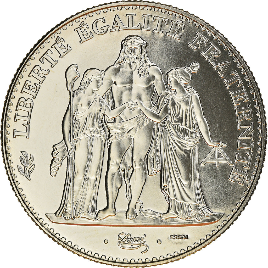 Coin, France, Hercule, 5 Francs, 1996, ESSAI, MS(65-70), Copper-Nickel Plated