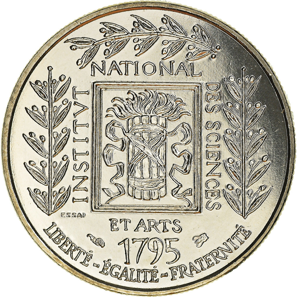 Moneta, Francia, Institut de France, 1 Franc, 1995, Paris, ESSAI, FDC, Nichel