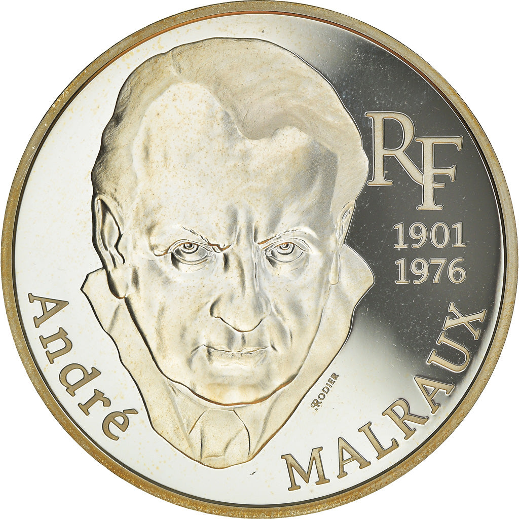 Coin, France, André Malraux, 100 Francs, 1997, Paris, Proof, MS(65-70), Silver