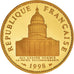 Coin, France, Panthéon, 100 Francs, 1998, Paris, MS(65-70), Gold