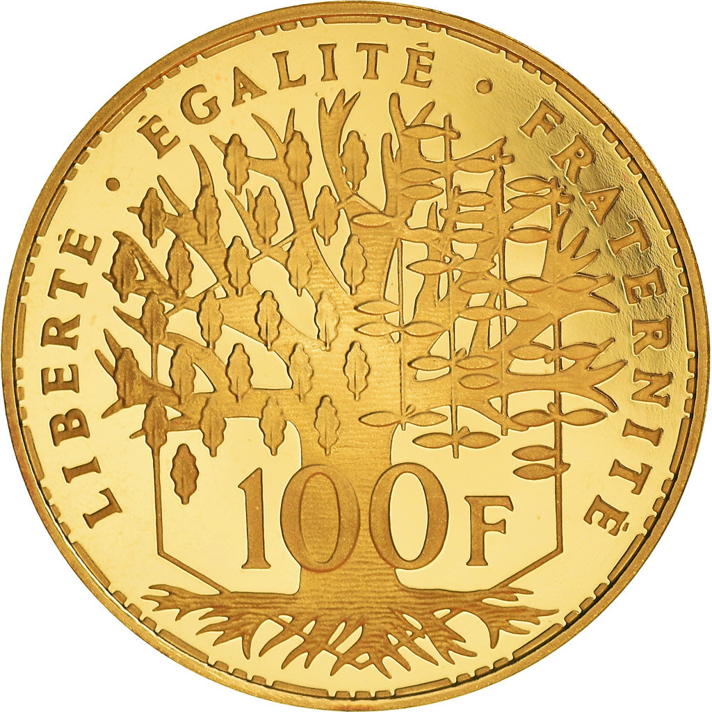 Coin, France, Panthéon, 100 Francs, 1998, Paris, MS(65-70), Gold