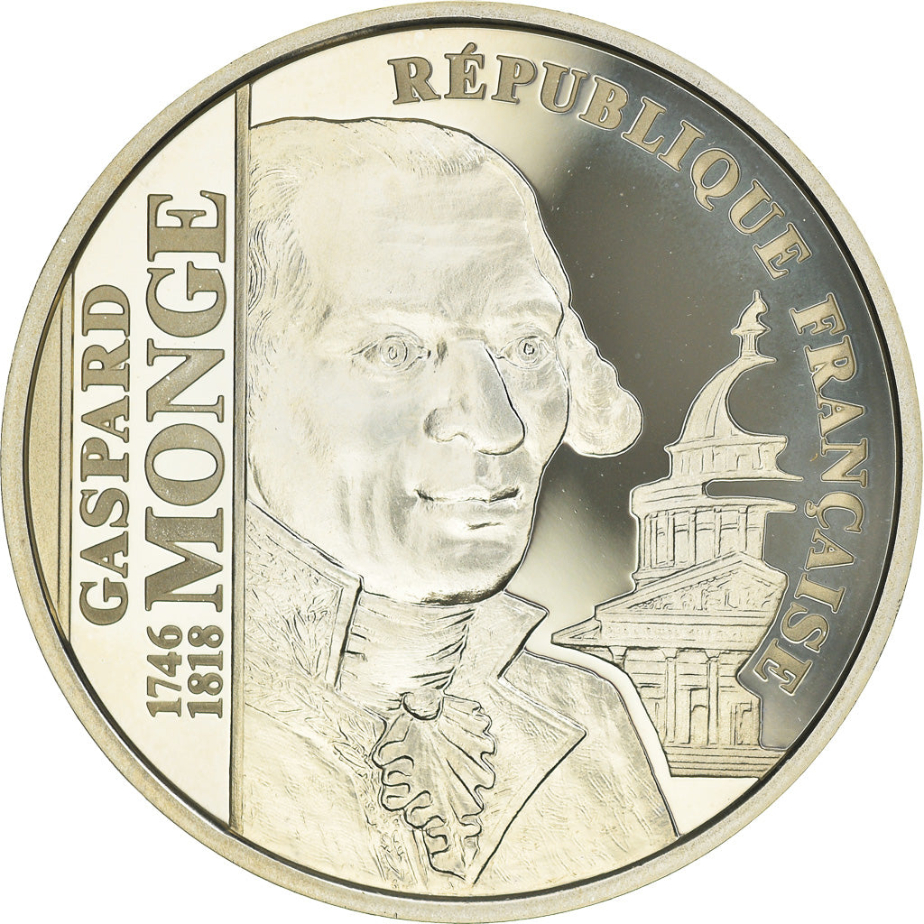 Coin, France, Gaspard MONGE, 100 Francs, 1998, Proof, MS(65-70), Silver