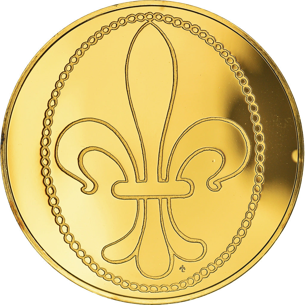 France, Médaille, Les Rois de France, Louis IX, History, Proof, FDC, Vermeil
