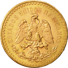 Coin, Mexico, 50 Pesos, 1945, Mexico City, MS(60-62), Gold, KM:481