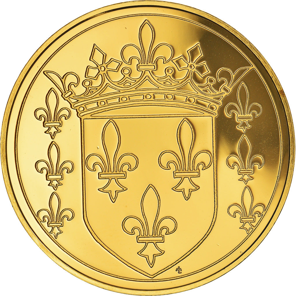 Francia, medaglia, Les Rois de France, Louis XII, History, Proof, FDC, Vermeil