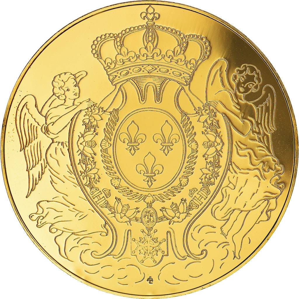 Francia, medaglia, Les rois de France, Louis XV, History, Proof, FDC, Vermeil