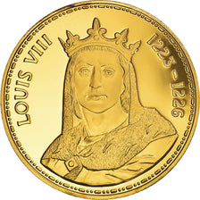 France, Médaille, Les Rois de France, Louis VIII, History, Proof, FDC, Vermeil
