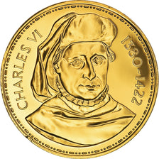 France, Médaille, Les Rois de France, Charles VI, History, Proof, FDC, Vermeil