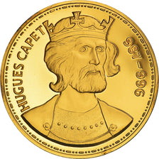 Frankreich, Medaille, Les Rois de France, Hugues Capet, History, Proof, STGL
