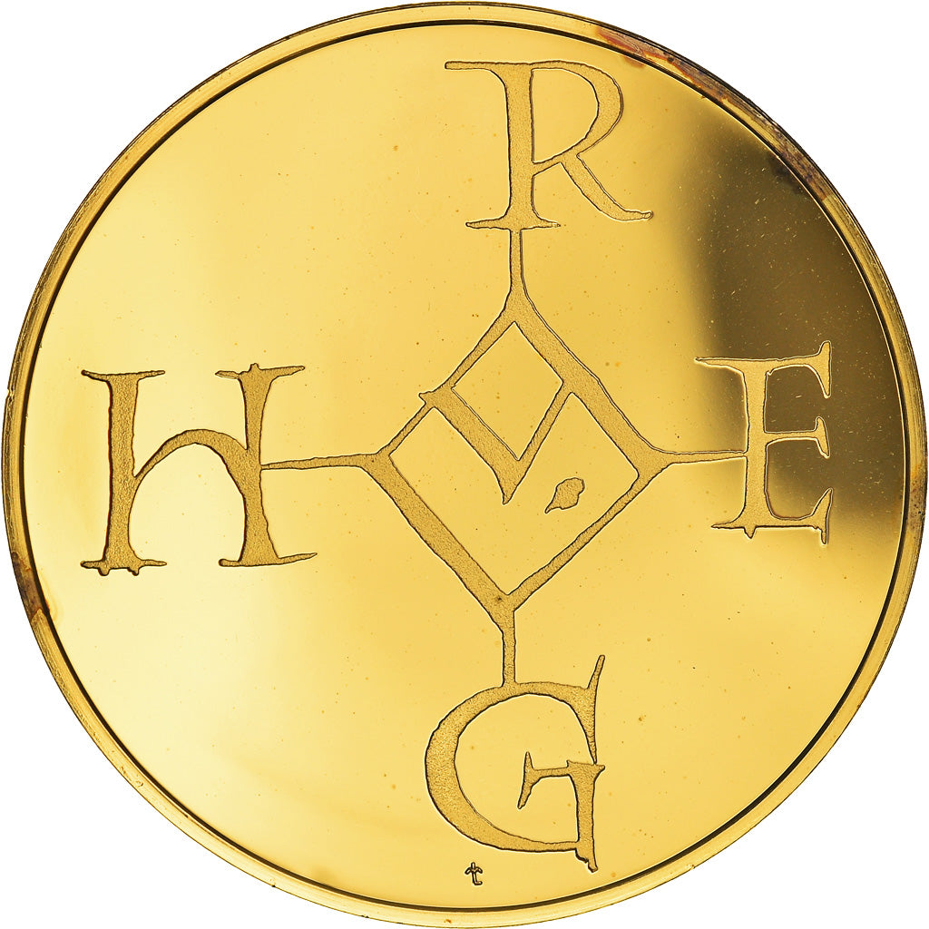 Frankreich, Medaille, Les Rois de France, Hugues Capet, History, Proof, STGL