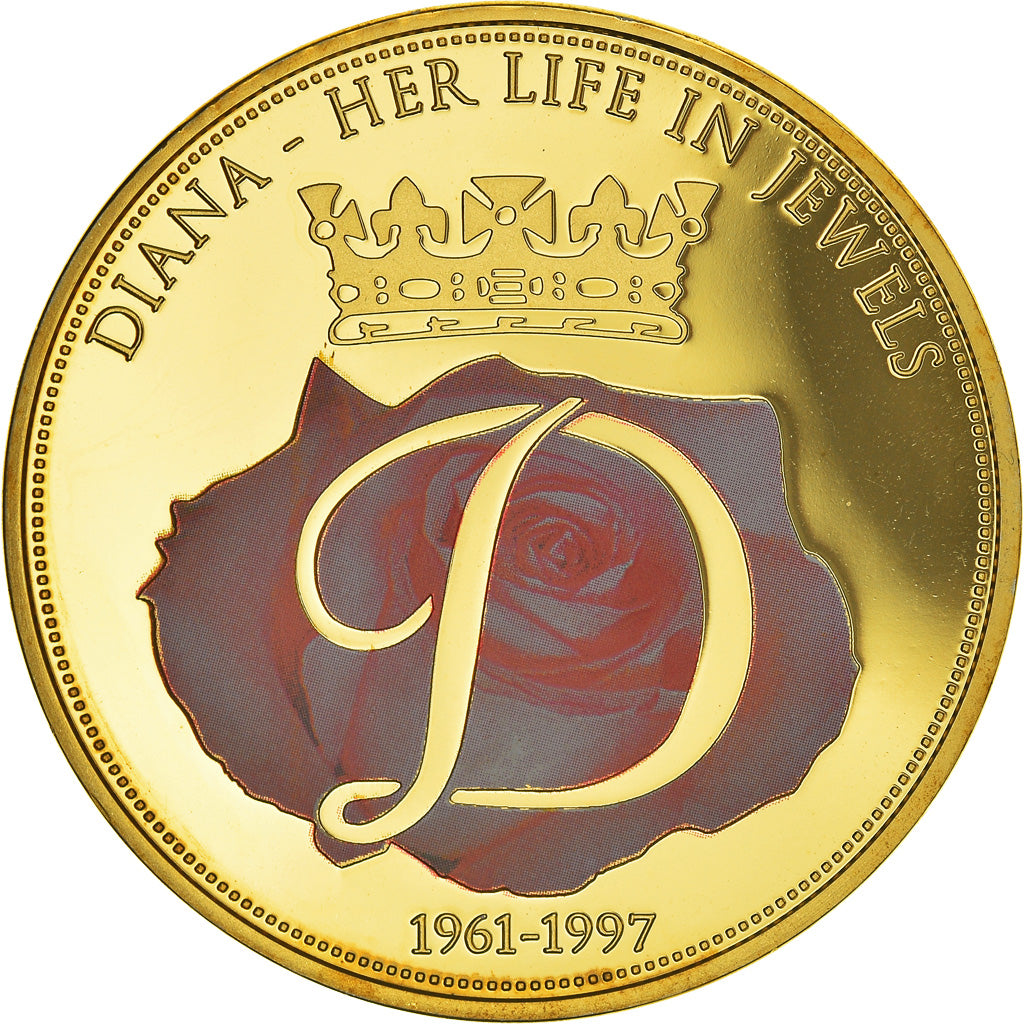 Royaume-Uni, Médaille, La Princesse Diana, The Prince of Wales Feathers
