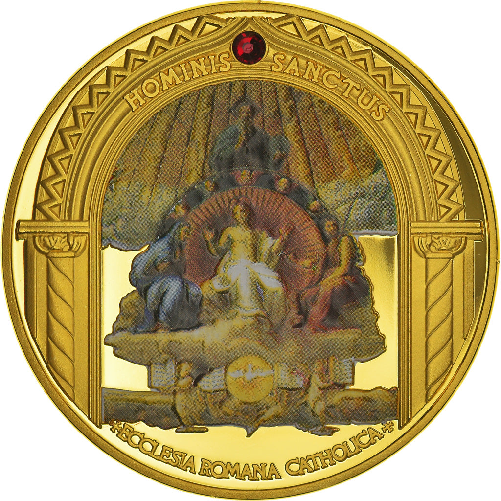 Vatican, Medal, Saint Jean-Paul II, Religions & beliefs, MS(65-70), Copper Gilt
