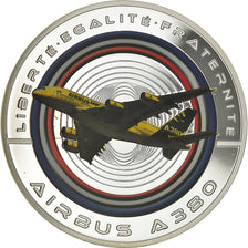 France, Médaille, Les Fleurons Français, Airbus A 380, Aviation, FDC, Cuivre