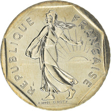 Coin, France, Semeuse, 2 Francs, 1993, Medal alignment, MS(64), Nickel