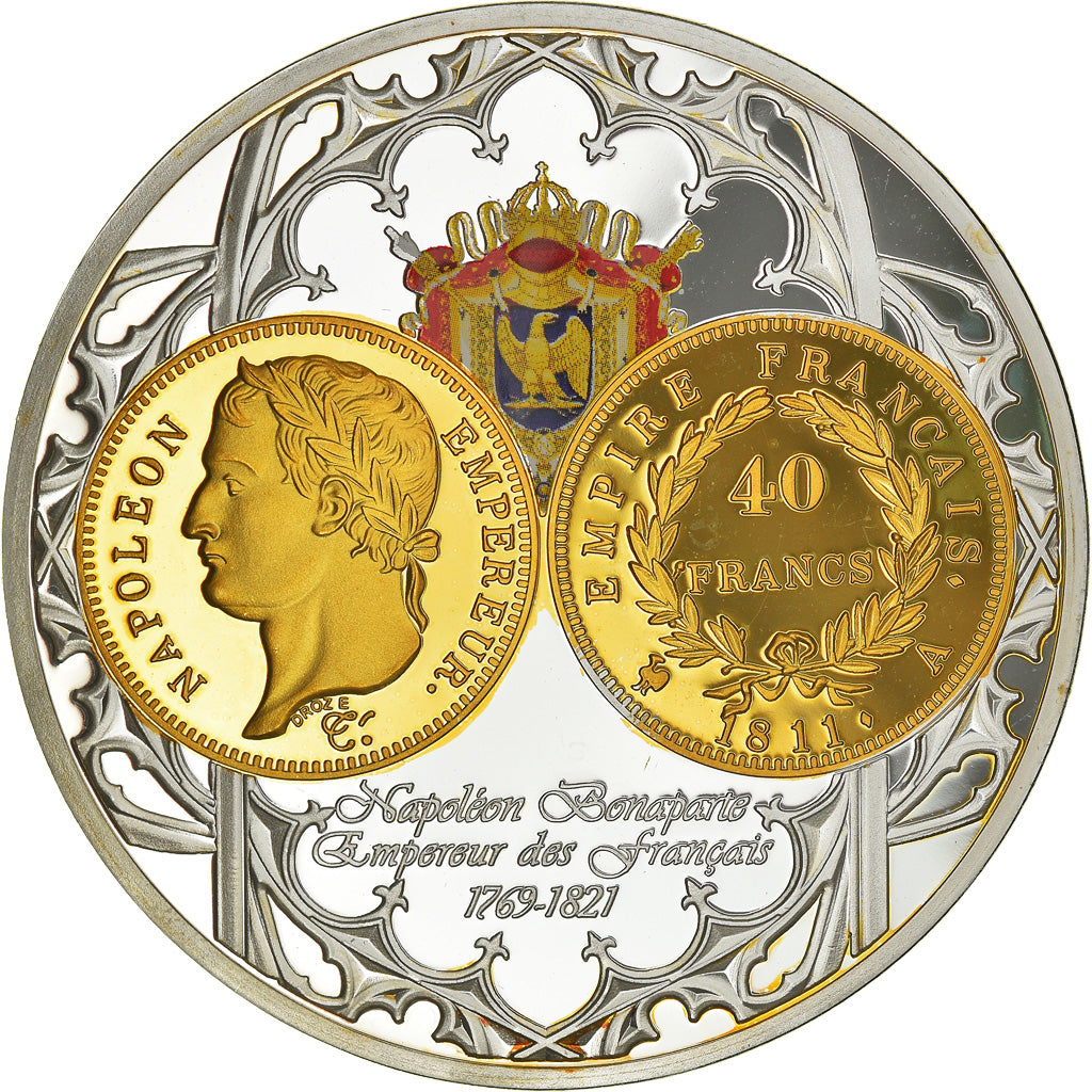 France, Medal, Monarques Européens, Napoléon Bonaparte, History, MS(65-70)