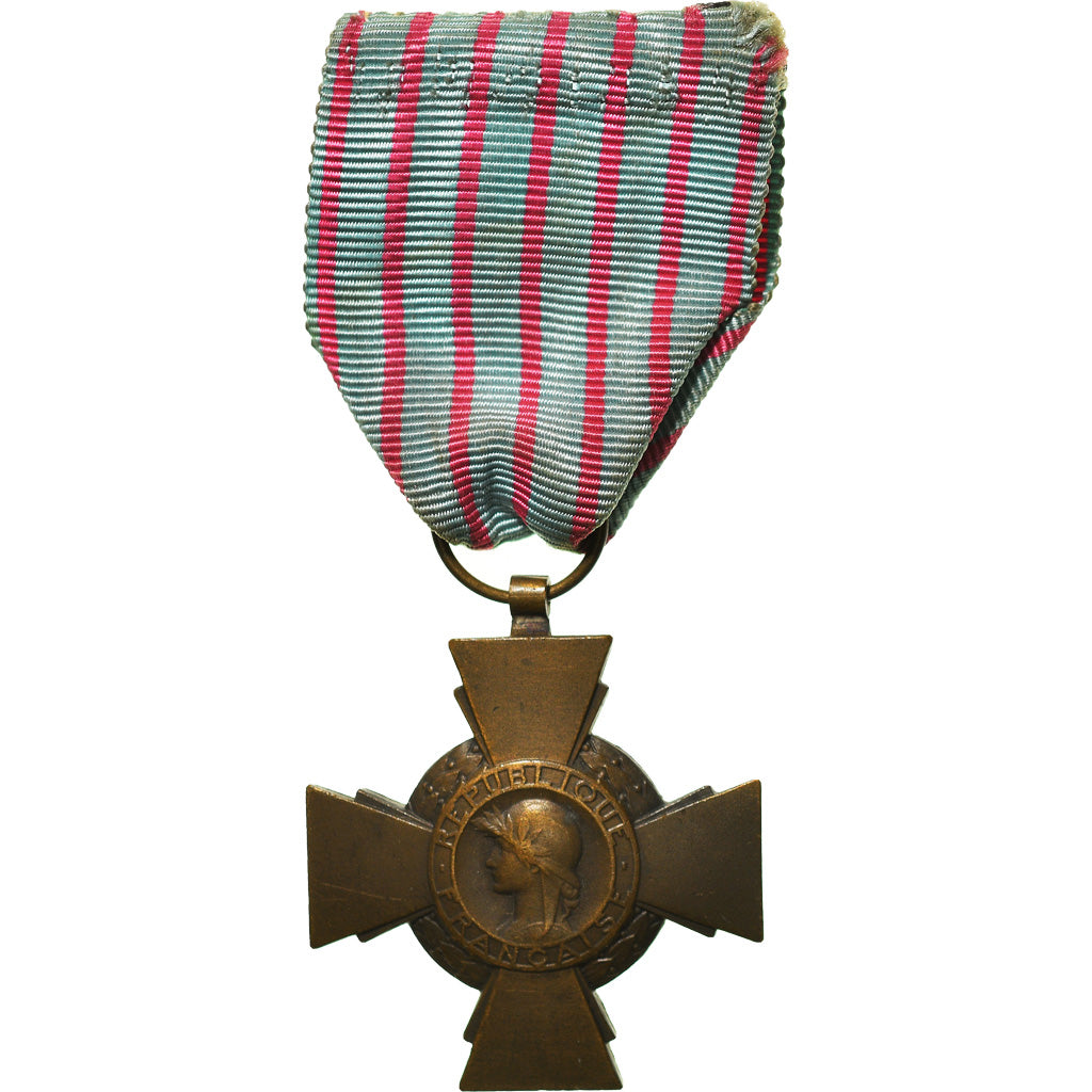 France, Croix du Combattant de 1914-1918, Medal, Very Good Quality, Bronze, 36
