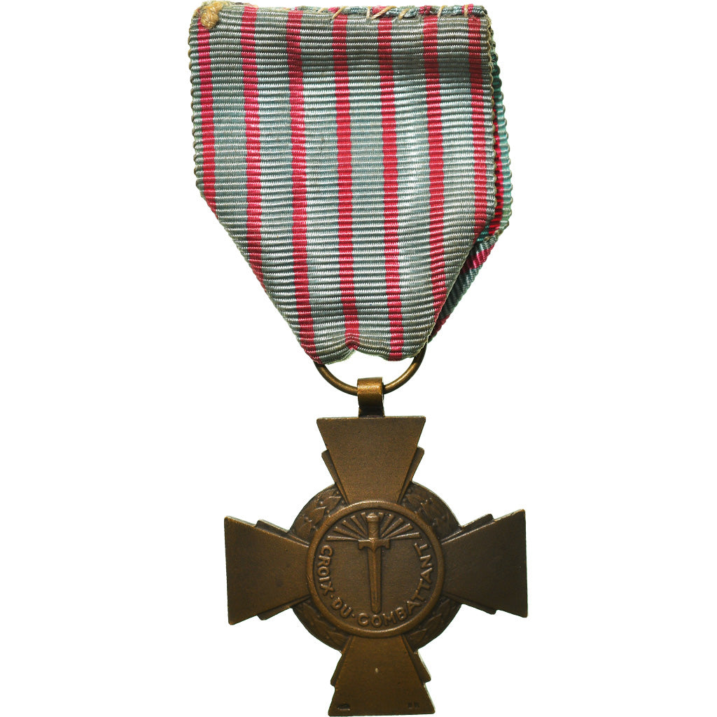 France, Croix du Combattant de 1914-1918, Medal, Very Good Quality, Bronze, 36