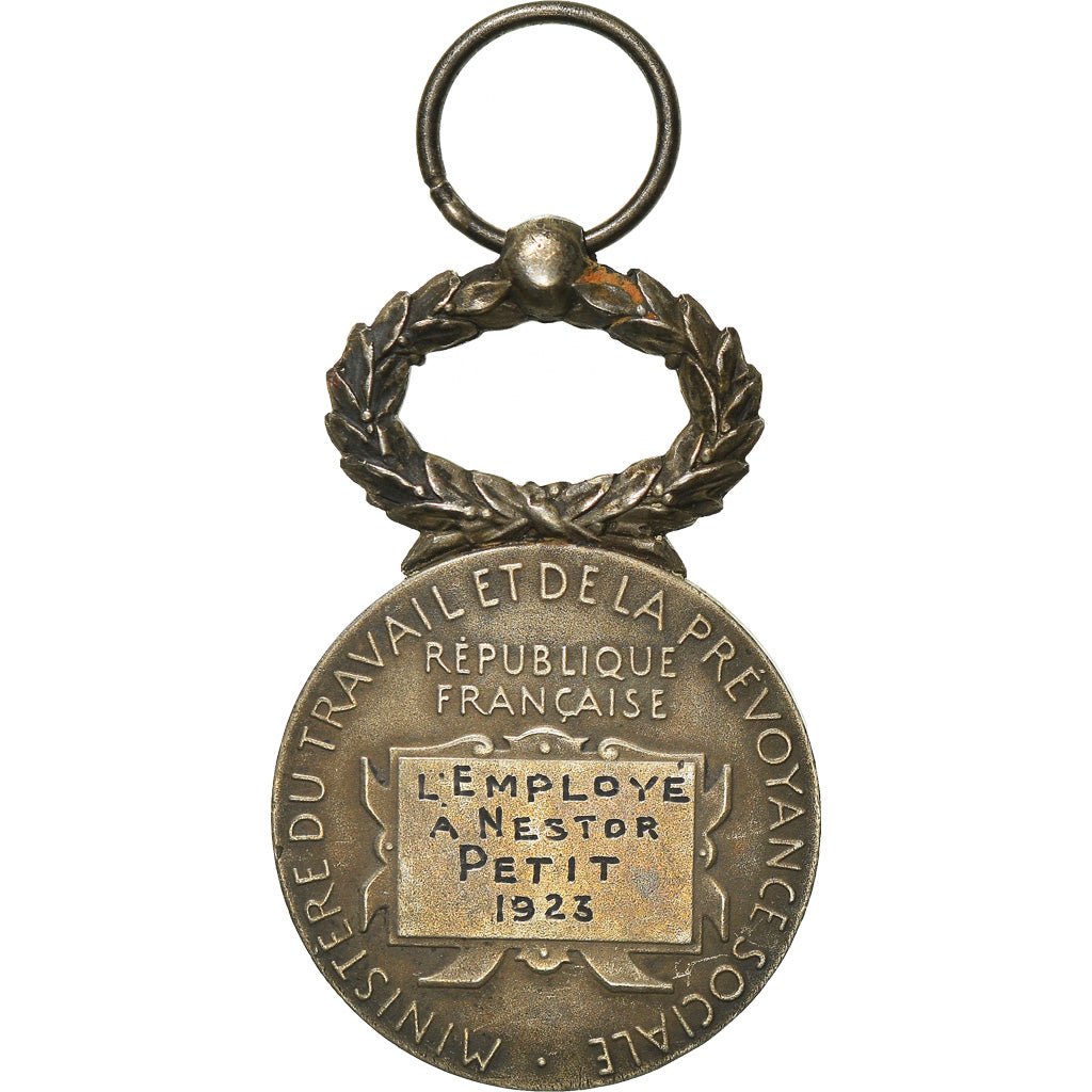Frankreich, Sociétés de Secours Mutuels, Medaille, 1923, Excellent Quality