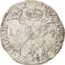 Spanish Netherlands, BRABANT, Patagon, 1694, Antwerp, AU(50-53), Silver,KM:107.1