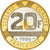 Coin, France, Mont Saint Michel, 20 Francs, 1999, Paris, Proof, MS(65-70)