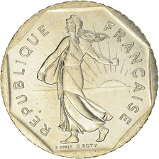 Munten, Frankrijk, Semeuse, 2 Francs, 1991, Paris, UNC-, Nickel, KM:942.1