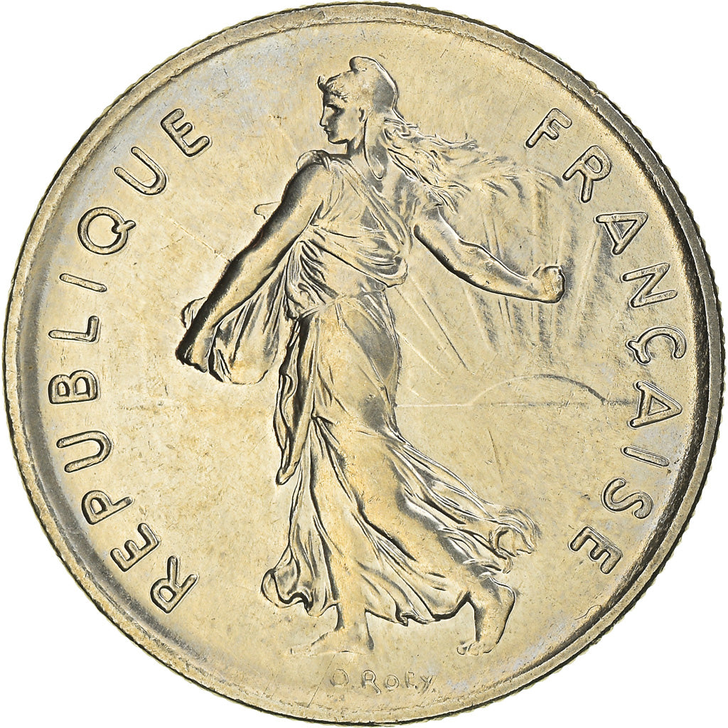 Coin, France, Semeuse, 5 Francs, 1996, Paris, MS(64), Nickel Clad Copper-Nickel