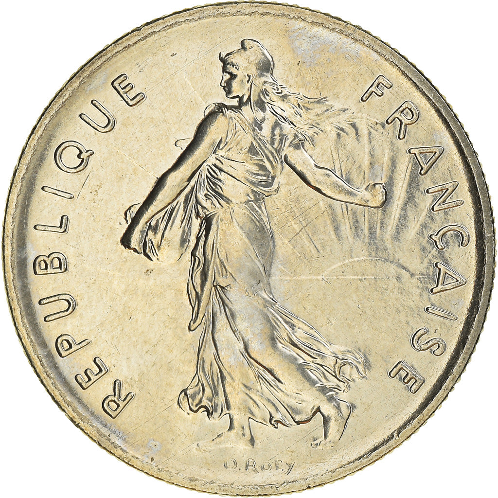 Coin, France, Semeuse, 5 Francs, 1996, Paris, MS(64), Nickel Clad Copper-Nickel