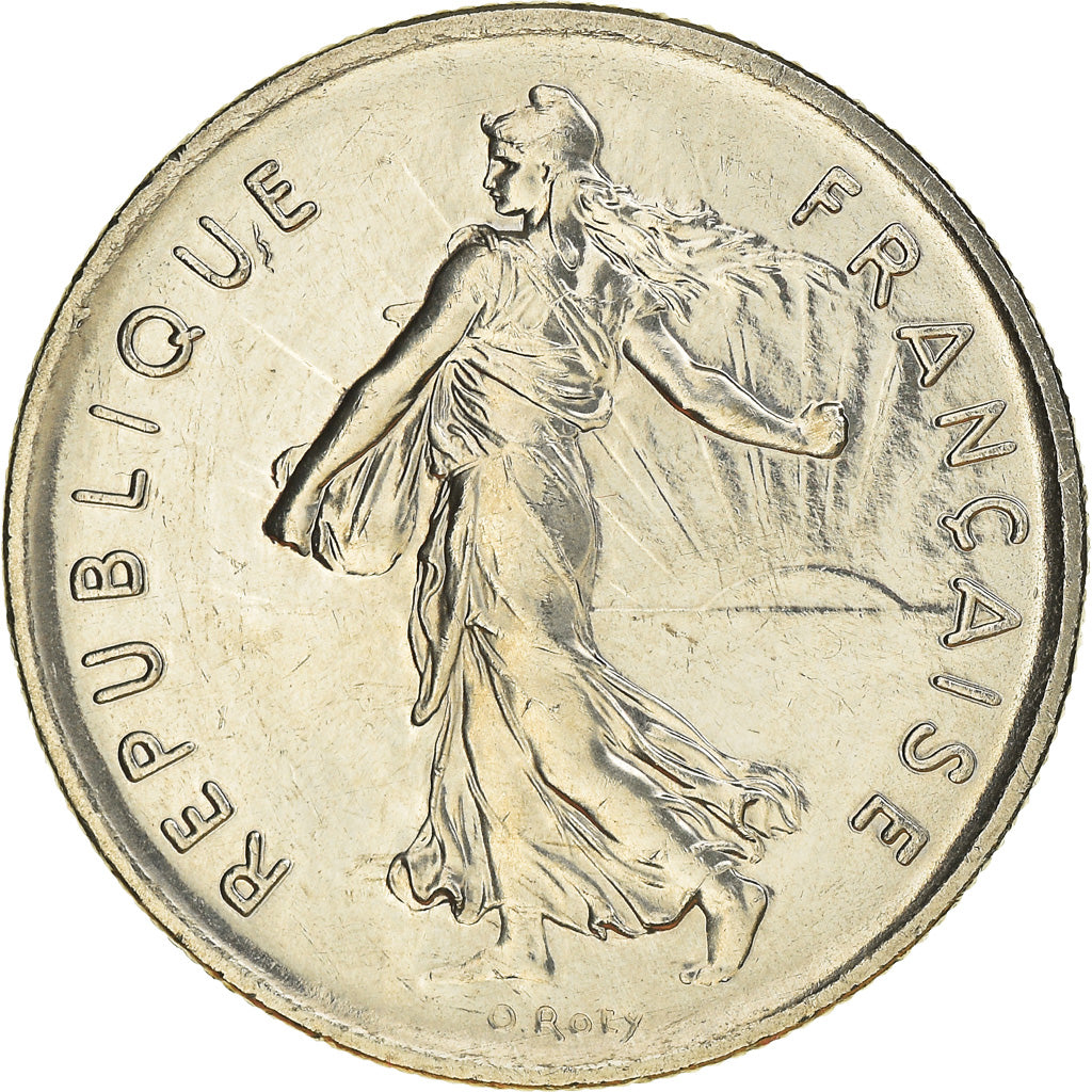 Moneta, Francia, Semeuse, 5 Francs, 1996, Paris, SPL, Nichel placcato