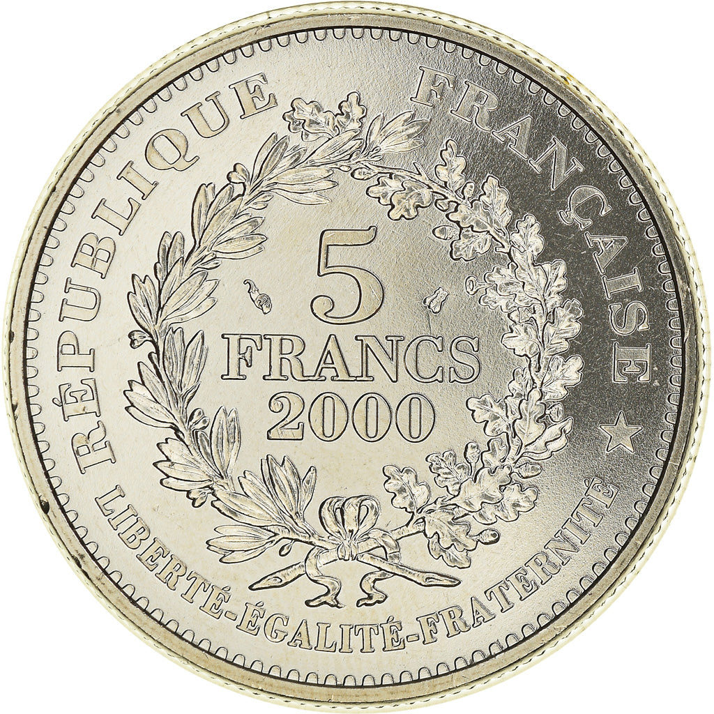 Münze, Frankreich, Marianne de la III République, 5 Francs, 2000, Paris, STGL