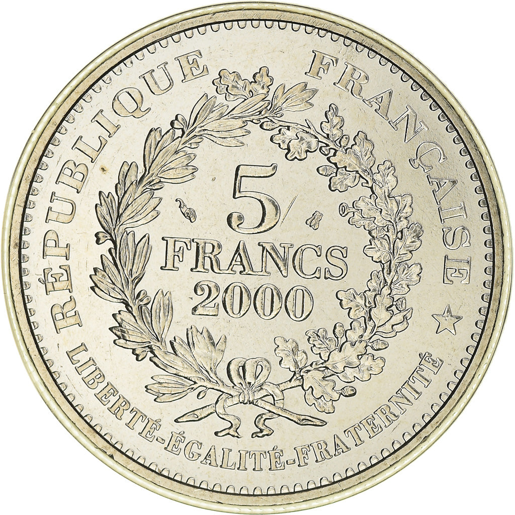 Monnaie, France, Franc d'Henri III, 5 Francs, 2000, Paris, FDC, Copper-Nickel