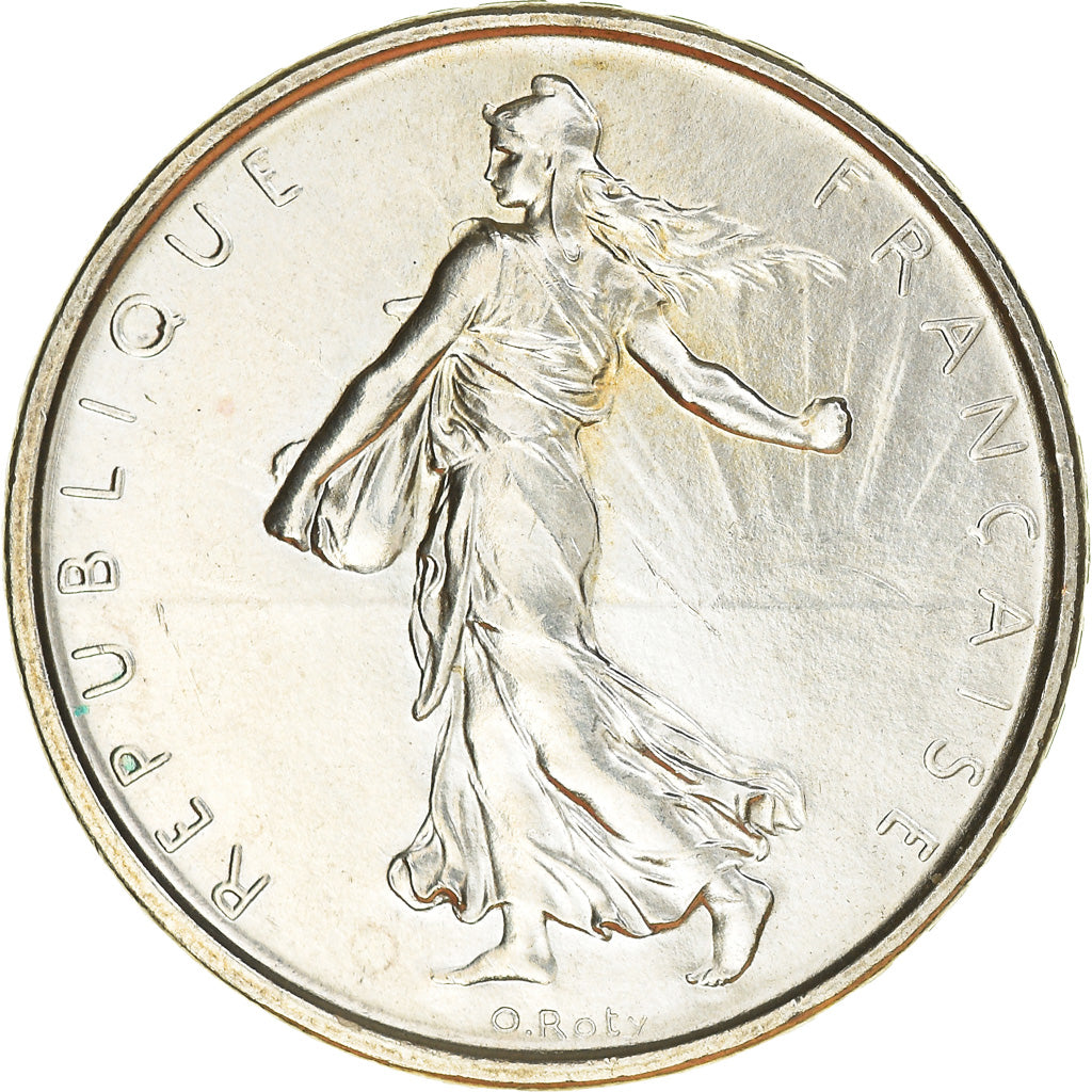 Coin, France, Semeuse, 5 Francs, 1965, MS(65-70), Silver, KM:926, Gadoury:770