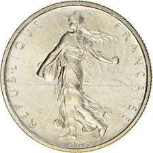 Coin, France, Semeuse, 1/2 Franc, 1965, Paris, MS(65-70), Nickel, KM:931.1