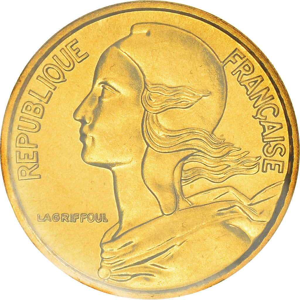 Coin, France, Marianne, 5 Centimes, 1972, Paris, MS(65-70), Aluminum-Bronze