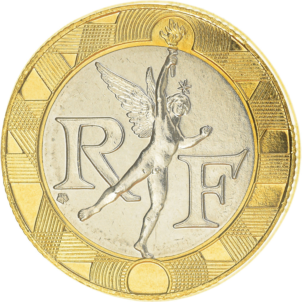 Coin, France, Génie, 10 Francs, 1994, Paris, MS(65-70), Aluminum-Bronze