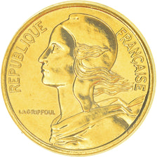 Coin, France, Marianne, 5 Centimes, 1991, Paris, Frappe médaille, MS(65-70)