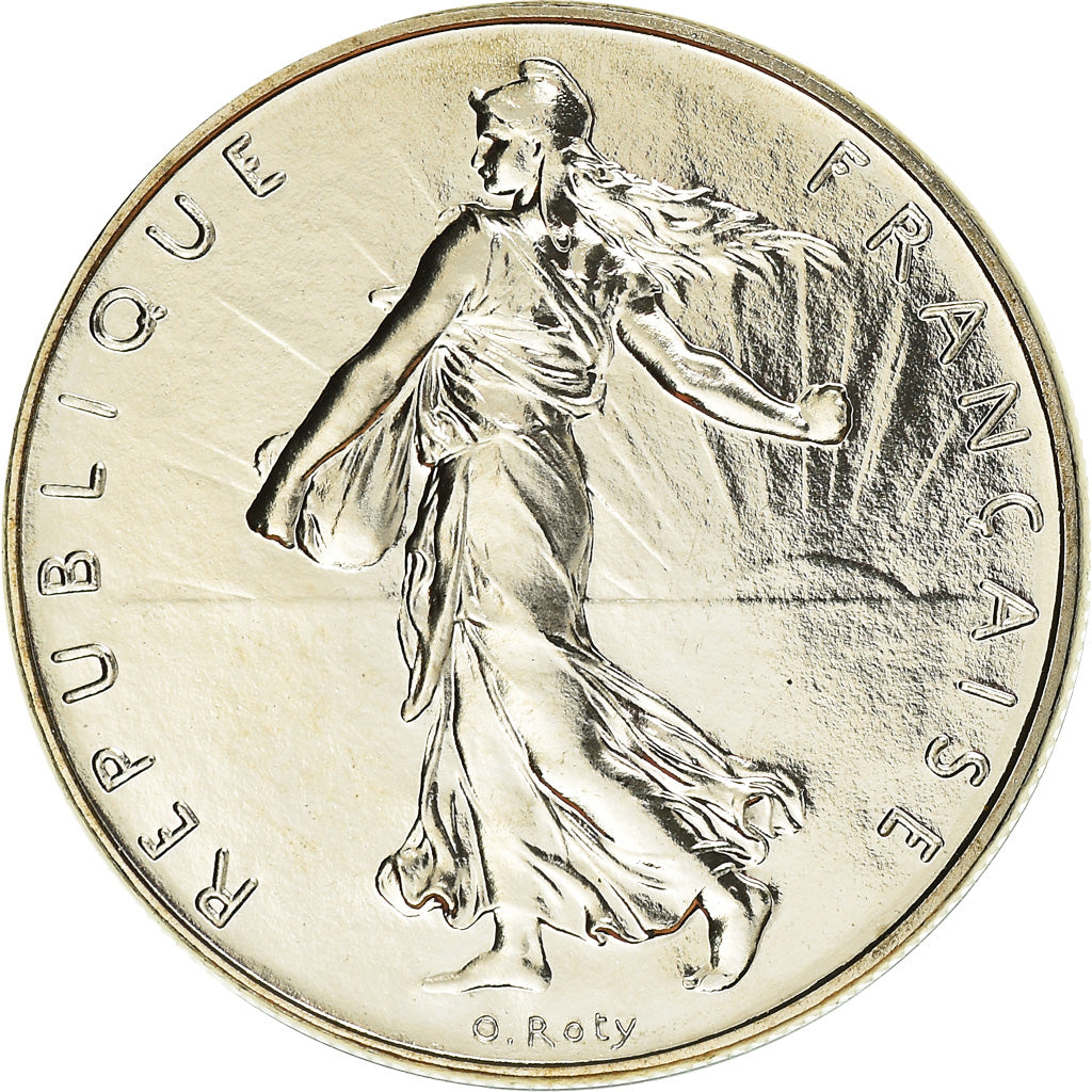 Munten, Frankrijk, Semeuse, Franc, 1993, Paris, Frappe médaille, FDC, Nickel