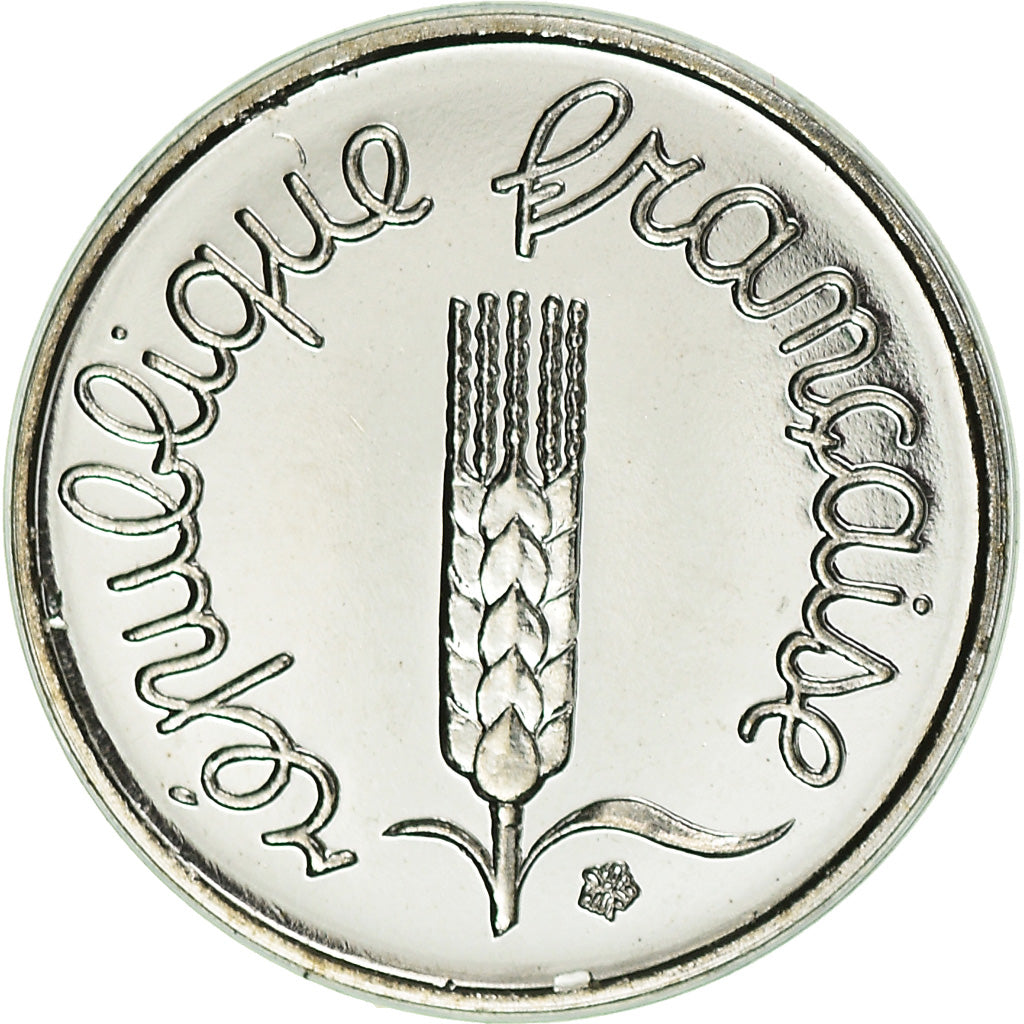 Moeda, França, Épi, Centime, 1993, Paris, Frappe médaille, MS(65-70), Aço