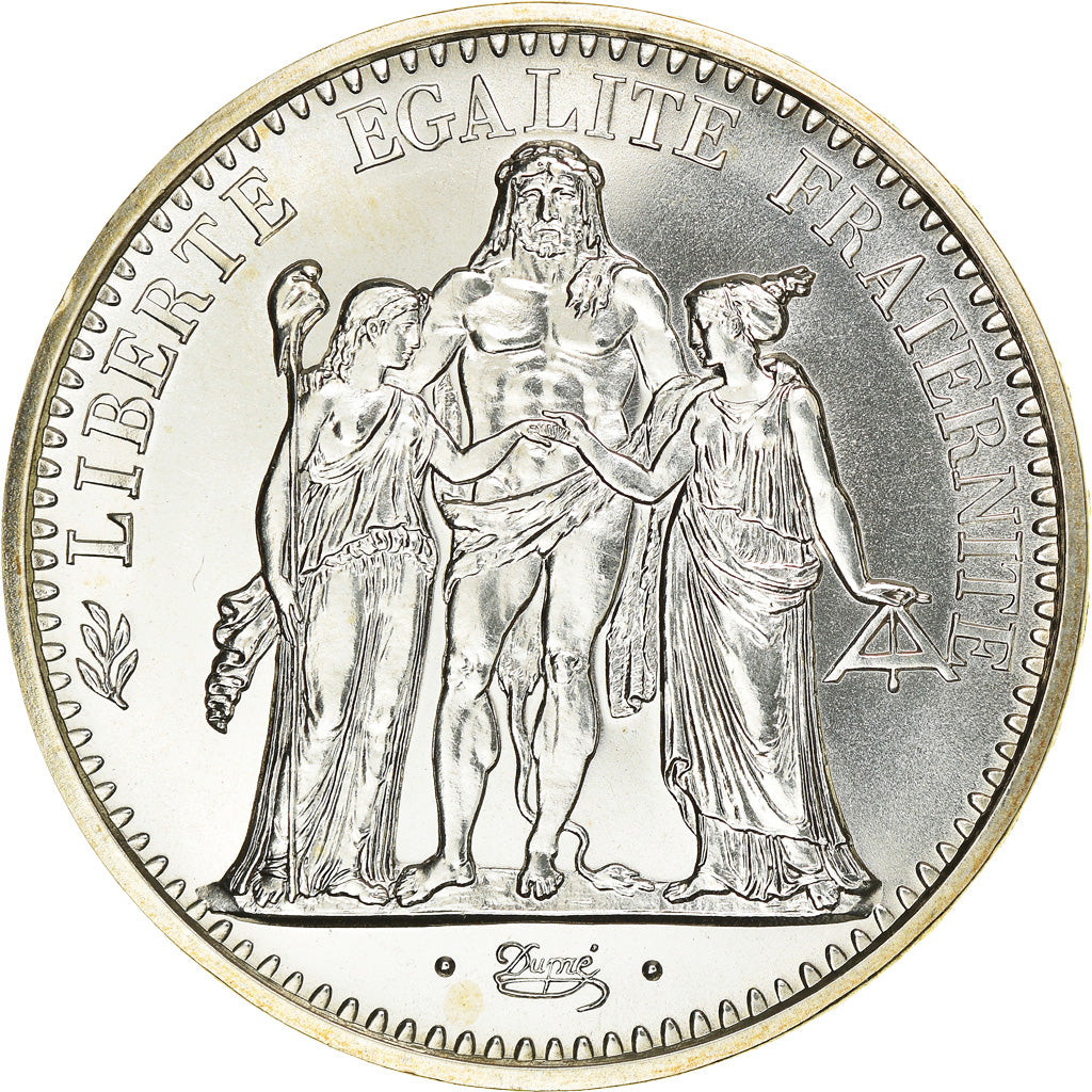 Coin, France, Hercule, 10 Francs, 1973, Paris, MS(65-70), Silver, KM:932