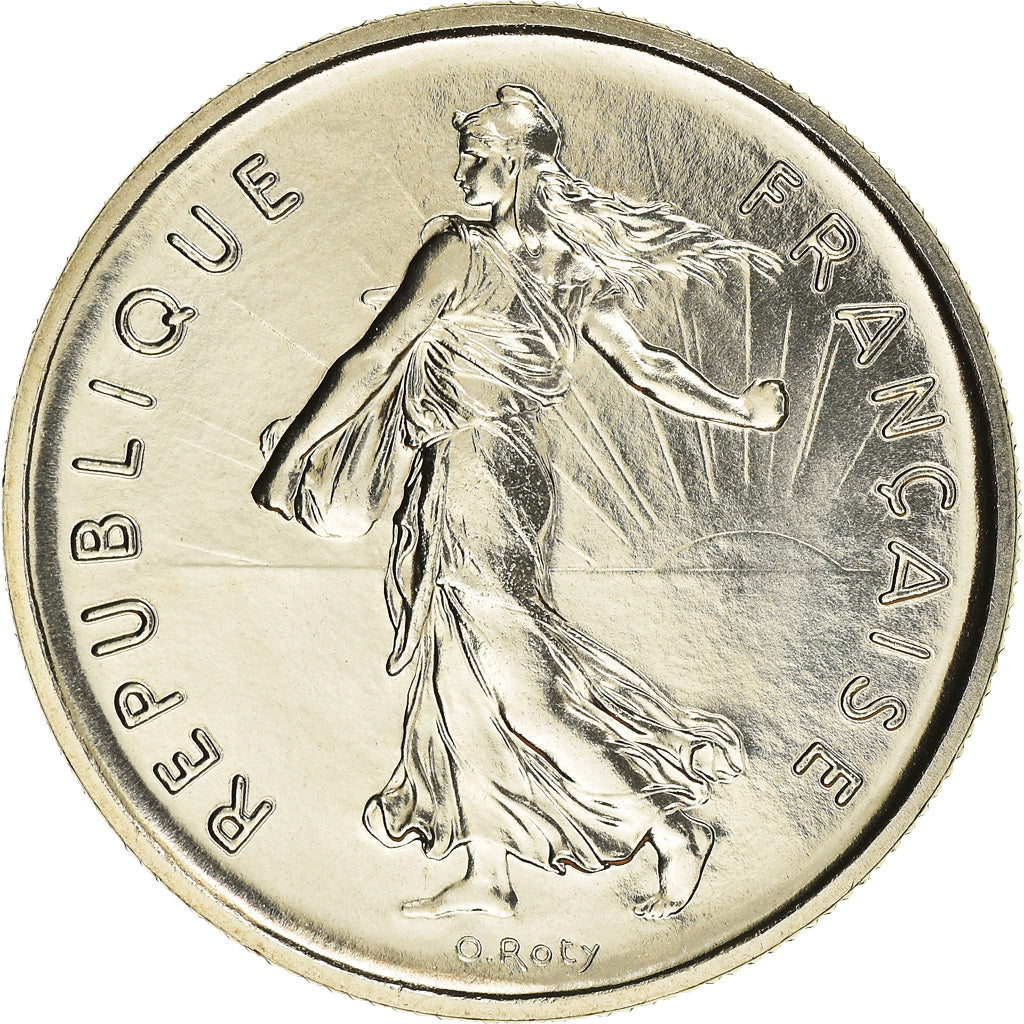 Coin, France, Semeuse, 5 Francs, 1971, Paris, MS(65-70), Nickel Clad