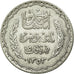 Moneda, Túnez, Ahmad Pasha Bey, 5 Francs, 1934, Paris, MBC, Plata, KM:261